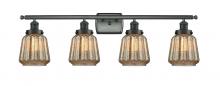 Innovations Lighting 916-4W-BK-G146 - Chatham - 4 Light - 36 inch - Matte Black - Bath Vanity Light