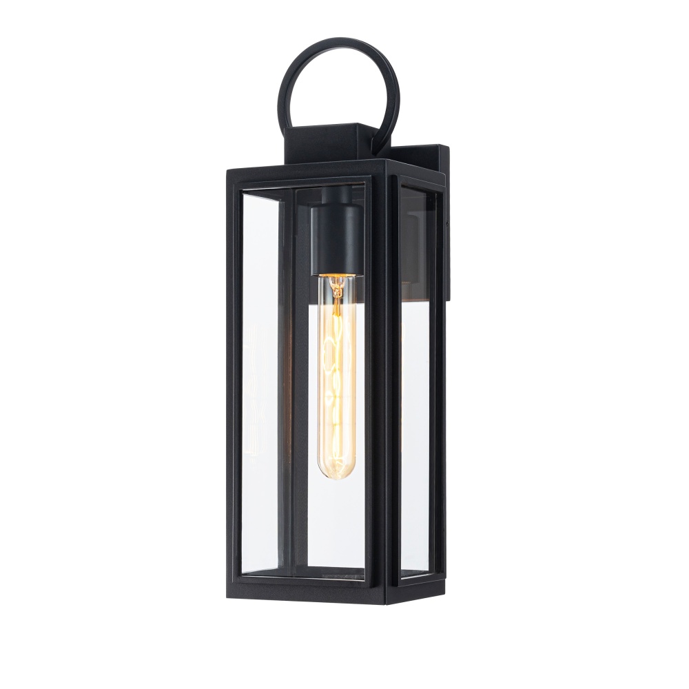 Crosby Matte Black Outdoor Lighting