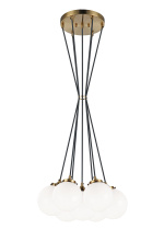 Matteo Lighting C63007AGOP - The Bougie Aged Gold Brass Pendant