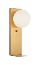 Matteo Lighting S17801AG - Stanley Aged Gold Brass Wall Sconce