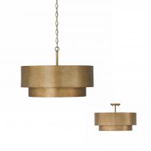 Capital Lighting 339041ML - 4-Light Dual Mount Tiered Pendant in Mystic Luster