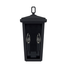 Capital Lighting 926221BK - 2 Light Outdoor Wall Lantern