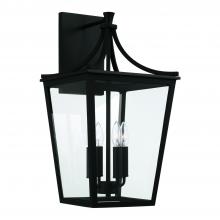 Capital Lighting 947941BK - 4-Light Outdoor Wall-Lantern