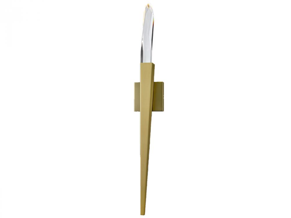 Aspen Collection Clear Crystal Wall Sconce