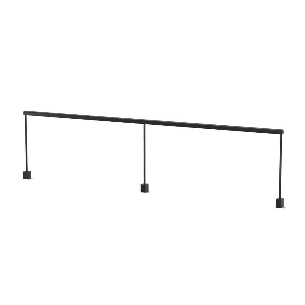 Sobre 2 x 46" Desk Clamp Mounted (Warm Light; Metallic Black)