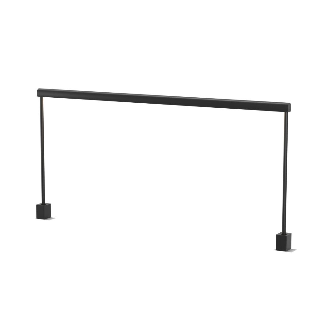 Sobre 46" Desk Clamp Mounted (Warm Light; Metallic Black)