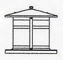 Arroyo Craftsman BC-11GW-BK - 11" berkeley column mount