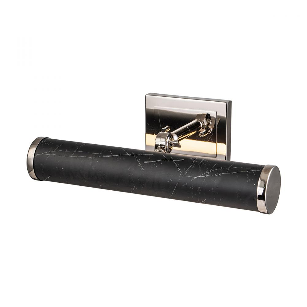 Coates Medium Picture Light in Black Marble