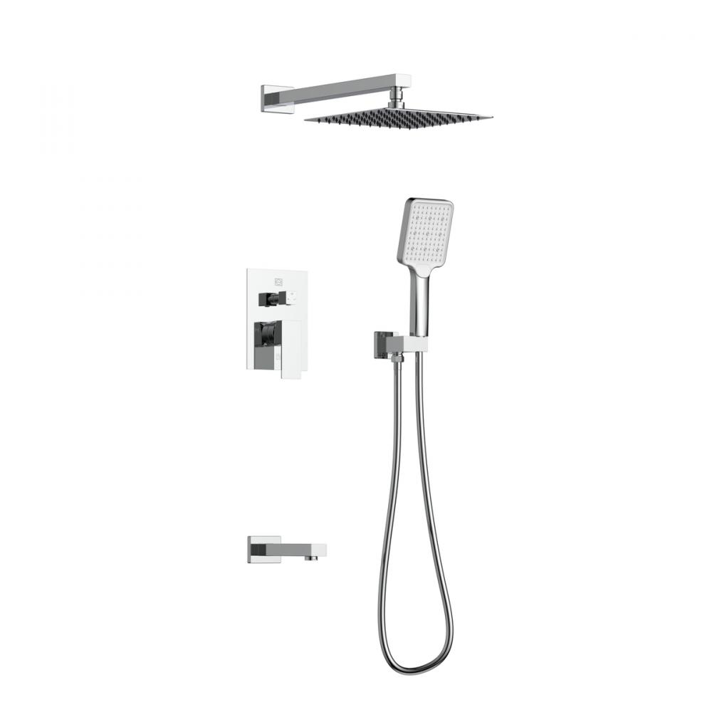 Shower Room Faucet 19-7/64" × 78" chrome