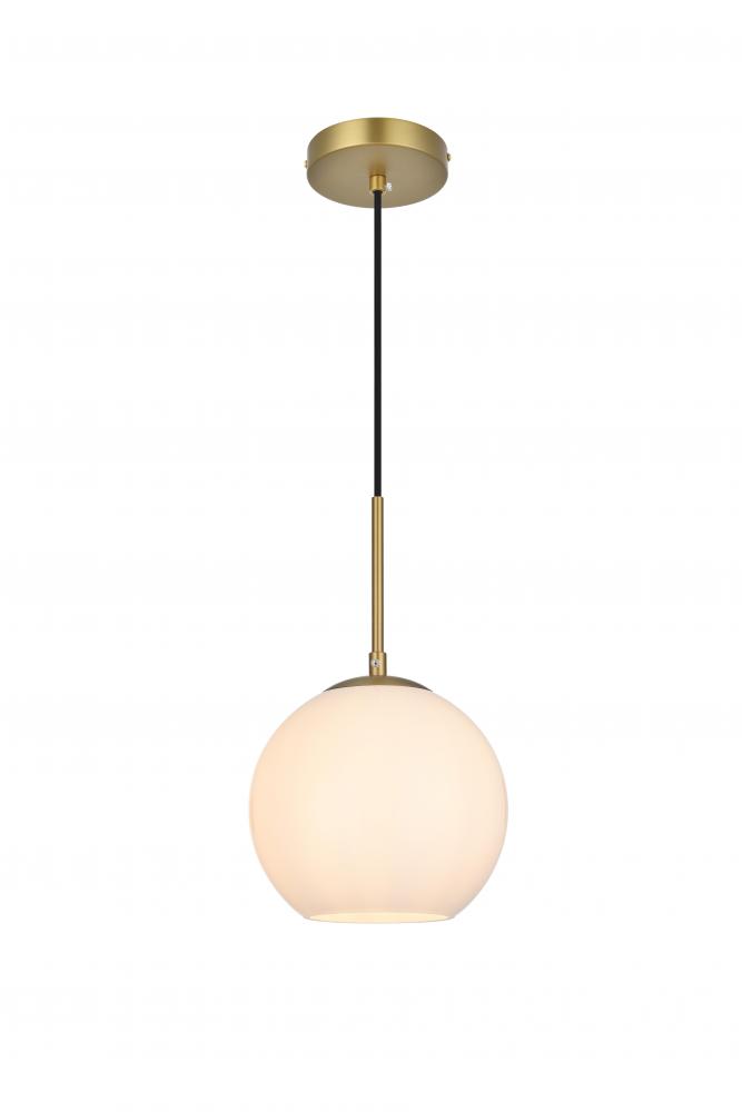 BAXTER Hang D7.9"H8"L1 Satin Gold W