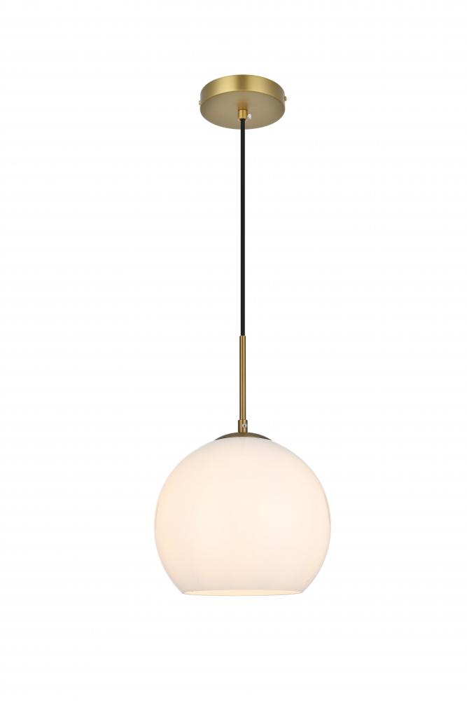 BAXTER Hang D9.8"H9.9"L1 Satin Gold W