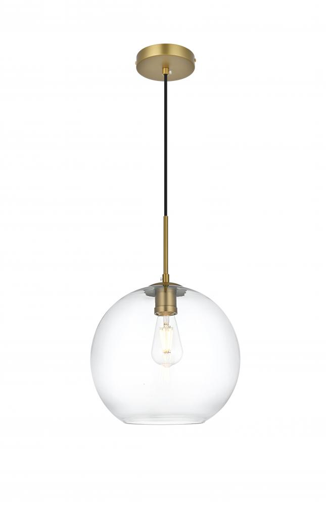 BAXTER Hang D11.8"H11.8"L1 Satin Gold CL