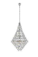 Elegant Lighting 1050G36C - Adaline 36 inch Chandelier in Chrome