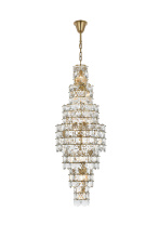 Elegant Lighting 1050SR24SG - Adaline 24 inch Chandelier in Satin Gold