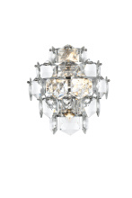Elegant Lighting 1050W15C - Adaline 14 inch Wall Sconce in Chrome