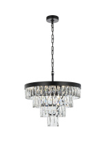 Elegant Lighting 1060D20BK - Pendant D20"H14"L10 Black