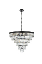 Elegant Lighting 1060D27BK - Pendant D27.5"H20.5"L13 Black