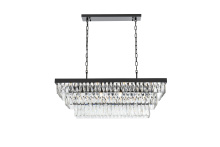 Elegant Lighting 1060G36BK - Pendant L36"W16"11.5"L12 Black
