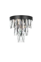 Elegant Lighting 1060W10BK - Wall Sconce W10"S6.3"H10.5"L2 Black