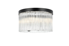 Elegant Lighting 1070F16BK - Flush Mount D16"H10"L4 Black