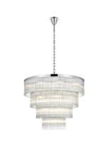 Elegant Lighting 1070G40C - Harlow 40 inch Chandelier in Chrome
