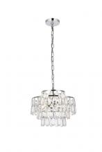 Elegant Lighting 1102D14C - Mila 14 Inch Pendant in Chrome