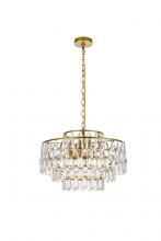 Elegant Lighting 1102D20BR - Mila 20 Inch Pendant in Brass