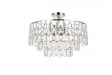 Elegant Lighting 1103F20C - Mila 20 Inch Flush Mount in Chrome