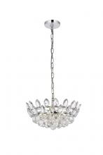 Elegant Lighting 1104D16C - Emilia 16 Inch Pendant in Chrome