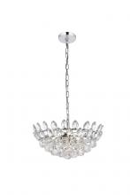 Elegant Lighting 1104D18C - Emilia 18 Inch Pendant in Chrome