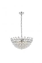 Elegant Lighting 1104D20C - Emilia 20 Inch Pendant in Chrome