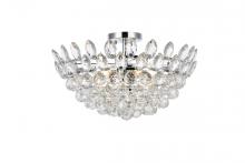 Elegant Lighting 1105F20C - Emilia 20 Inch Flush Mount in Chrome