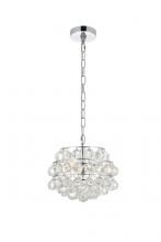 Elegant Lighting 1106D12C - Savannah 12 Inch Pendant in Chrome