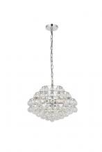 Elegant Lighting 1106D18C - Savannah 18 Inch Pendant in Chrome