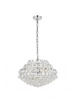 Elegant Lighting 1106D20C - Savannah 20 Inch Pendant in Chrome