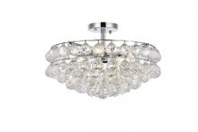 Elegant Lighting 1107F18C - Savannah 18 Inch Flush Mount in Chrome