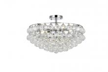 Elegant Lighting 1107F20C - Savannah 20 Inch Flush Mount in Chrome