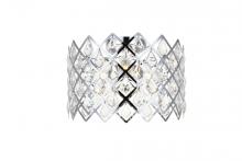 Elegant Lighting 1110F13C - Lyla 13 Inch Flush Mount in Chrome