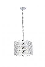 Elegant Lighting 1111D13C - Lyla 13 Inch Pendant in Chrome