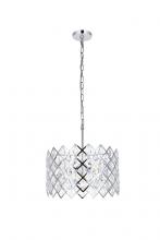 Elegant Lighting 1111D16C - Lyla 16 Inch Pendant in Chrome
