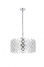 Elegant Lighting 1111D21C - Lyla 21 Inch Pendant in Chrome