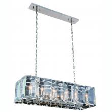 Elegant Lighting 1212D40PN - Monaco 12 light polished Nickel Chandelier Clear Glass Crystal