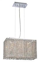 Elegant Lighting 1291D18C-CL/SS - Moda 3 light Chrome Chandelier