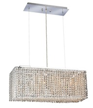 Elegant Lighting 1291D26C-CL/SS - Moda 4 light Chrome Chandelier