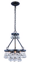 Elegant Lighting 1509D15BZ - Bettina 3 light Bronze Pendant Clear Royal Cut Crystal