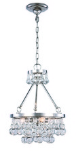Elegant Lighting 1509D15PN - Bettina 3 light Polished Nickel Pendant Clear Royal Cut Crystal
