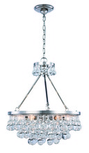 Elegant Lighting 1509D22PN - Bettina 6 light Polished Nickel Pendant Clear Royal Cut Crystal