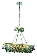 Elegant Lighting 1509D34PN - Bettina 4 light Polished Nickel Pendant Clear Royal Cut Crystal