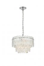 Elegant Lighting 1780D15C - Emilia 15 Inch Pendant Light in Chrome