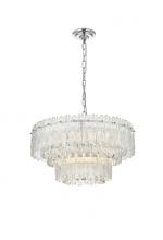 Elegant Lighting 1780D21C - Emilia 21 Inch Pendant Light in Chrome